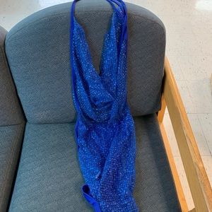 Blue sparkly dress